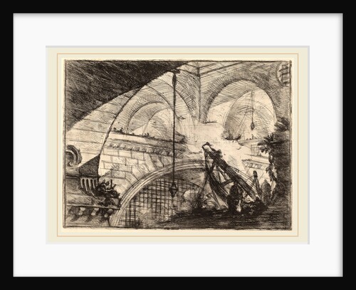 The Arch with a Shell Ornament by Giovanni Battista Piranesi