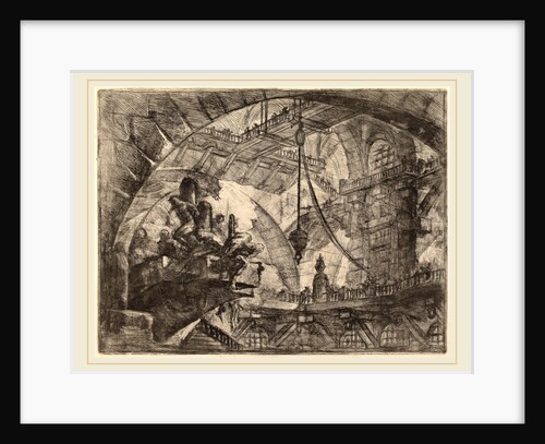 Prisoners on a Projecting Platform by Giovanni Battista Piranesi