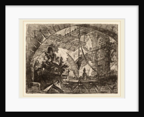 Prisoners on a Projecting Platform by Giovanni Battista Piranesi