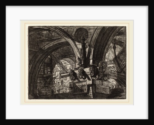 The Pier with a Lamp, 1780s by Giovanni Battista Piranesi