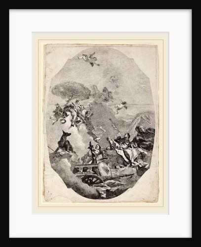 The Triumph of Mars by Lorenzo Baldissera Tiepolo