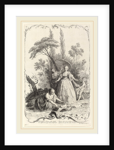 The Finding of Moses, c. 1745 by Joseph Wagner