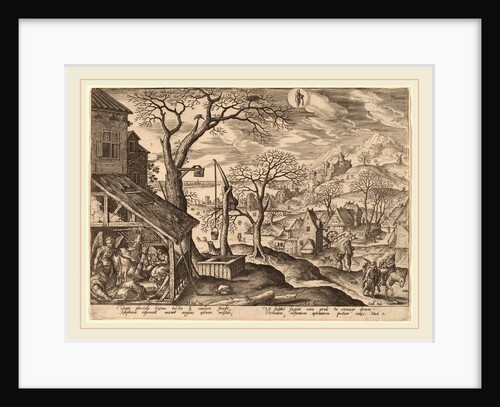 The Nativity and the Flight into Egypt, 1585 by Adriaen Collaert