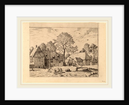 Farms with Draw Well by Johannes and Lucas van Doetechum