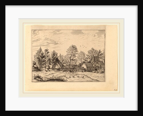 Farm with Gateway by Johannes and Lucas van Doetechum