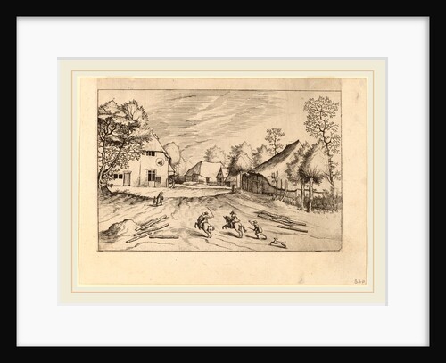 The Swann's Inn with Farms by Johannes van Doetechum the Elder and Lucas van Doetechum