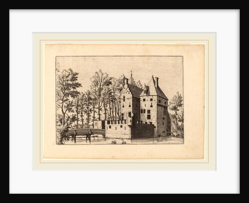 Castle with Lift-Bridge by Johannes and Lucas van Doetechum
