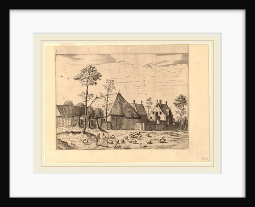 Shed with Cottage by Johannes van Doetechum the Elder and Lucas van Doetechum
