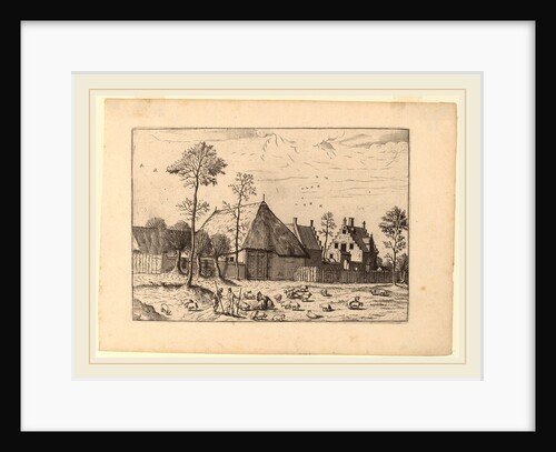 Shed with Cottage by Johannes and Lucas van Doetechum