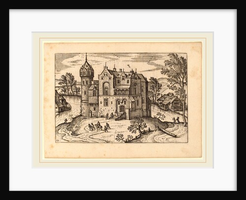 Castle by a River by Anonymous