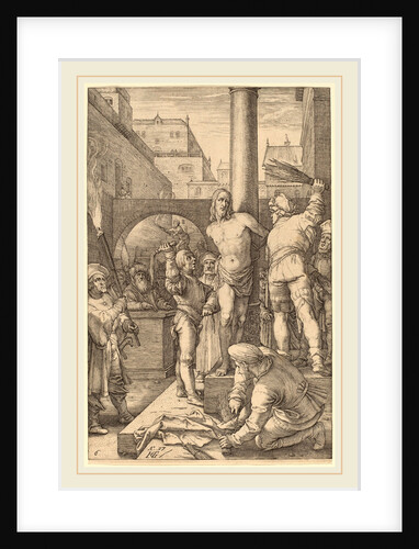 Flagellation of Christ, 1597 by Hendrik Goltzius
