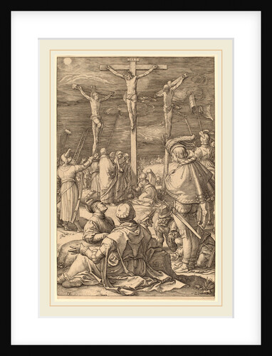 The Crucifixion, probably 1598 by Hendrik Goltzius