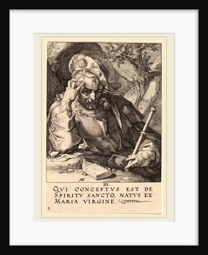 Saint James Major, probably 1589 by Hendrik Goltzius