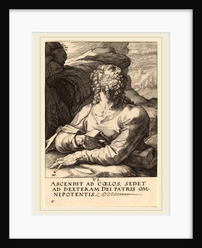 Saint Bartholomew, probably 1589 by Hendrik Goltzius