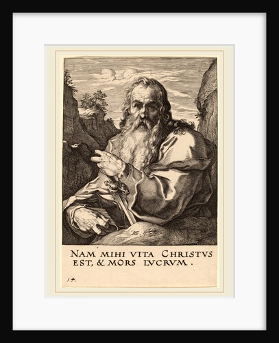 Saint Paul, probably 1589 by Hendrik Goltzius