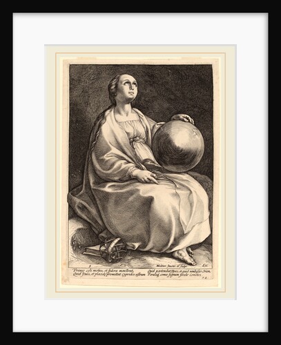 Urania, probably 1592 by Hendrik Goltzius