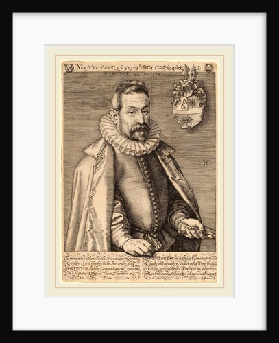 Jan Nicquet, 1595 by Hendrik Goltzius