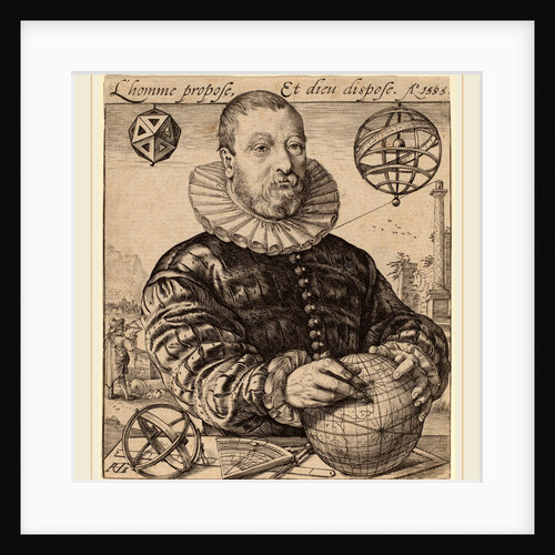 Nicolaus Petri van Deventer, 1595 by Hendrik Goltzius