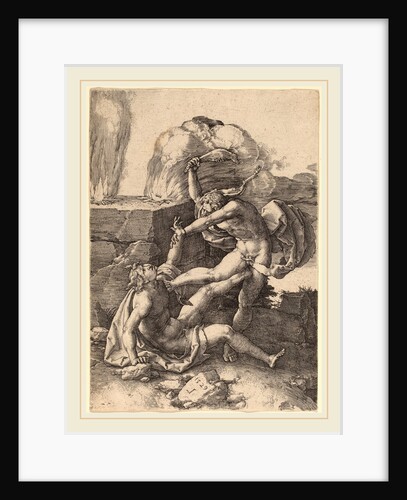 Cain Killing Abel, 1529 by Lucas van Leyden