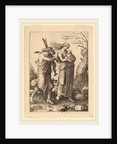 Adam and Eve after Their Expulsion from Paradise, 1510 by Lucas van Leyden