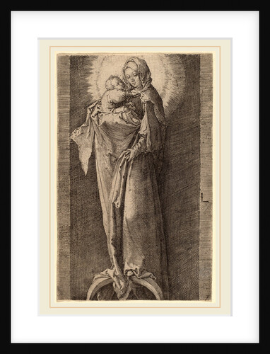 The Virgin in the Niche, c. 1518 by Lucas van Leyden