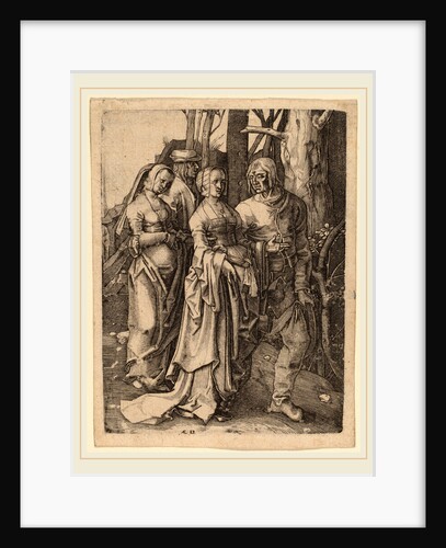 The Two Couples in the Forest by Hieronymus Wierix