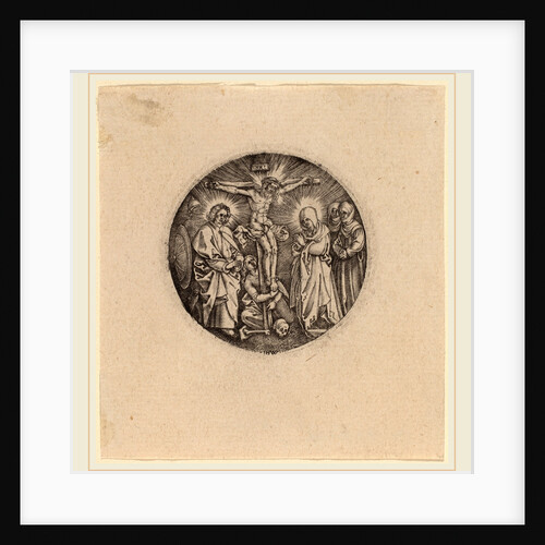 The Crucifixion called the Sword Pommel of Maxmilian by Hieronymus Wierix and Antonie Wierix