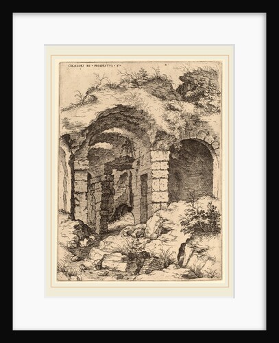Sixth View of the Colosseum, probably 1550 by Hieronymus Cock