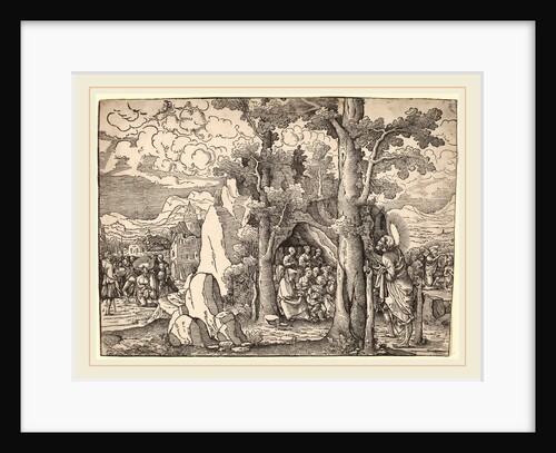Saint John the Baptist Preaching, possibly c. 1530 by Frans Crabbe van Espleghem