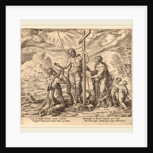 The Diligent Worker United with Christ after Death, 1572 by Philip Galle