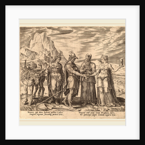 The Marriage of Labor and Diligence, 1572 by Philip Galle