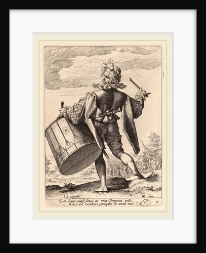Drummer, 1587 by Jacques de Gheyn II