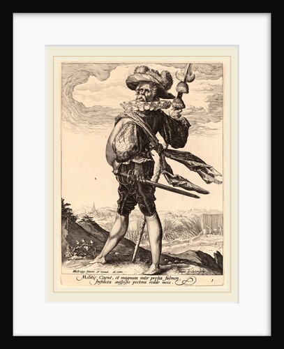 Colonel, 1587 by Jacques de Gheyn II