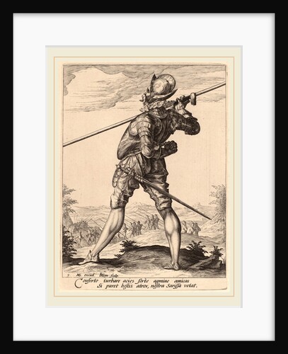 Pikeman, 1587 by Jacques de Gheyn II