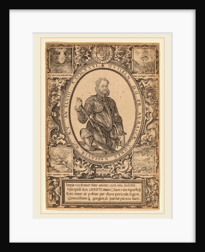 William, Prince of Nassau-Orange, 1581 by Hendrik Goltzius
