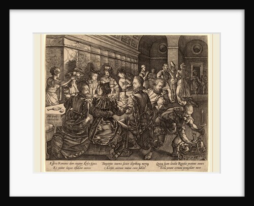 Banquet at the House of Tarquinius, c. 1578 by Hendrik Goltzius