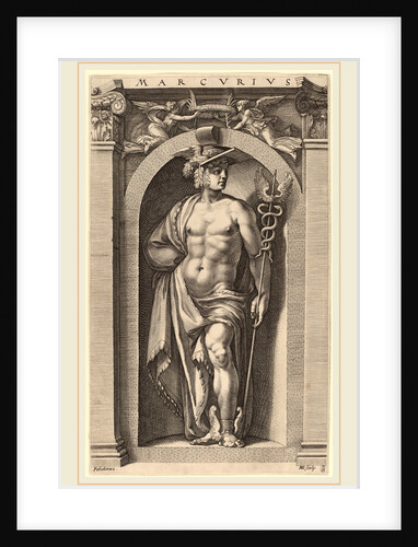 Mercury, probably 1592 by Hendrik Goltzius