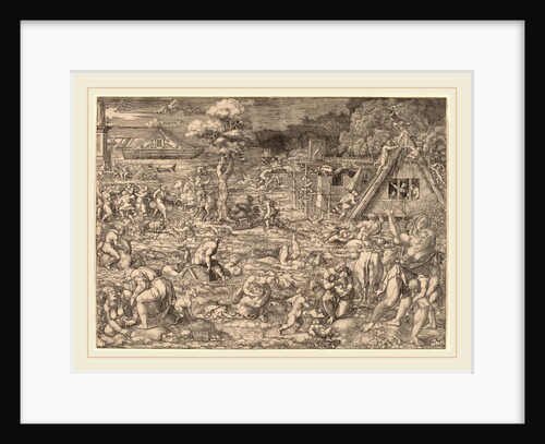 The Deluge, 1544 by Dirk Jacobsz Vellert