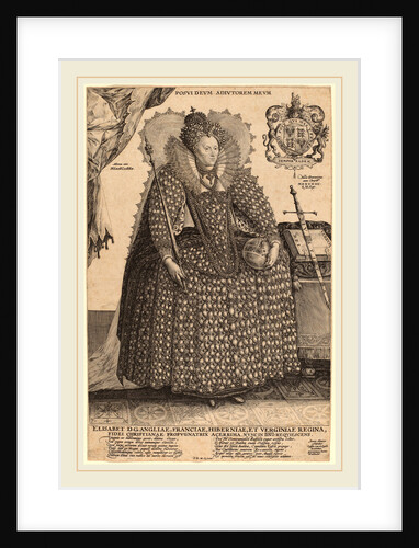 Elizabeth, Queen of England by Crispijn de Passe I