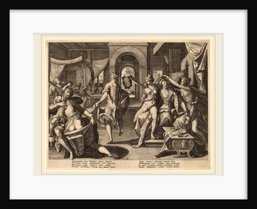 Sardanapalus among the Concubines, 1589 by Raphael Sadeler I