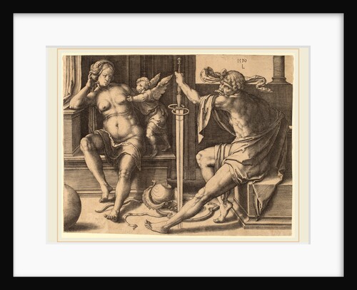 Mars, Venus, and Cupid, 1530 by Lucas van Leyden
