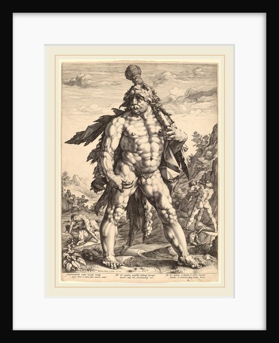 The Great Hercules, 1589 by Hendrik Goltzius