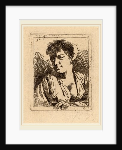 Bust of a Young Woman by Cornelis Bega