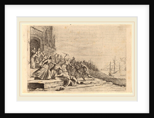 The Followers of Solon Defending the Temple of Venus, 1634 by Willem Basse