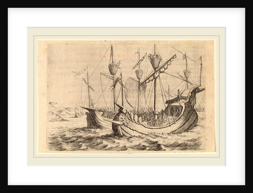 Hannibal's Navy Battling the Rhodians, 1634 by Willem Basse