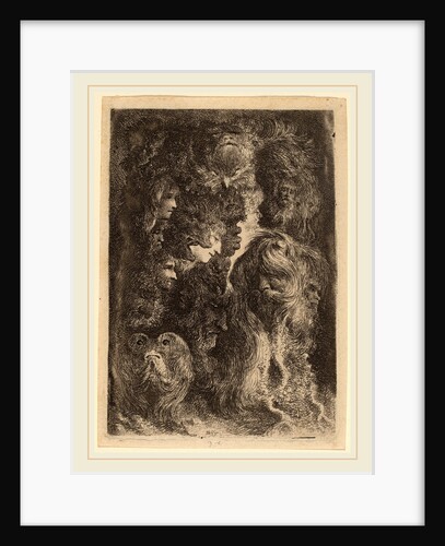 Fantastic Heads, 1638 by Jacques de Gheyn III