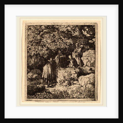 Four Figures under a Tree by Allart van Everdingen