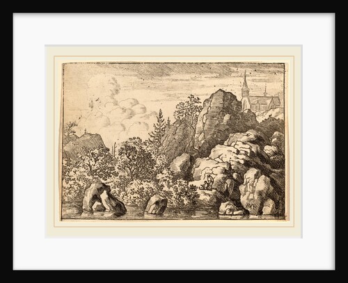 Church on a Hill by Allart van Everdingen
