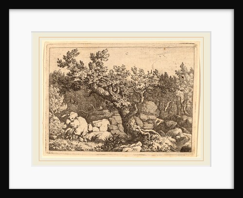Sportsman near a Large Tree by Allart van Everdingen