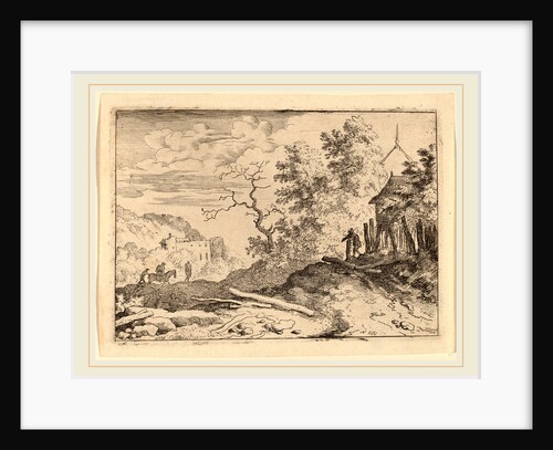 Hut with the Remains of a Hedge by Allart van Everdingen